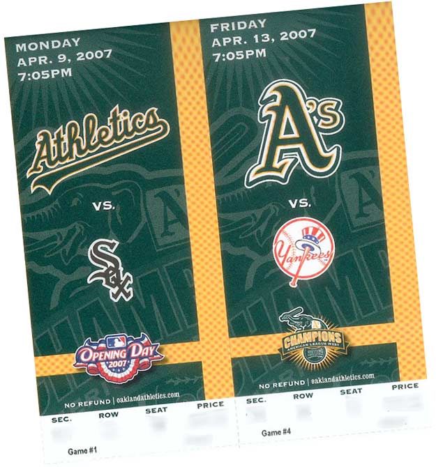 2007 tickets
