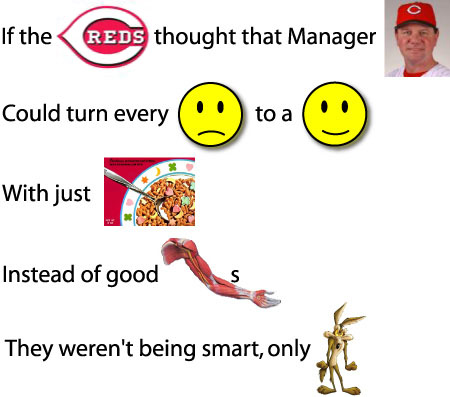 Poem about the Cincinnati Reds Firing Dave Miley
